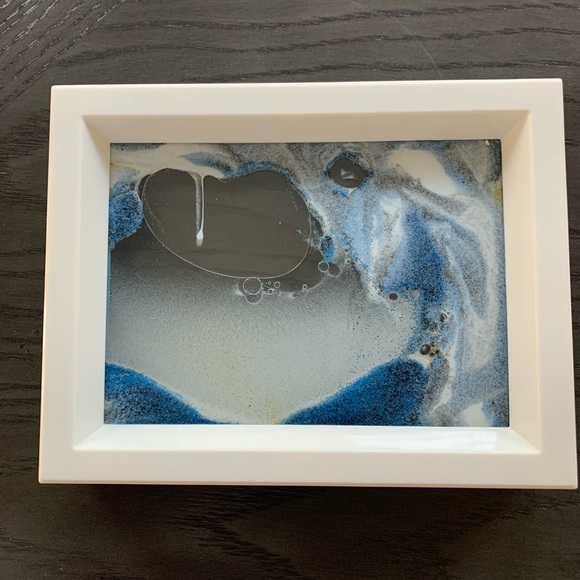 Blue moving sand art picture - Picture 3 of 6